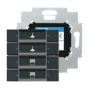 6127/01-81 Bedienelement, 4-fach mit beiliegendem B