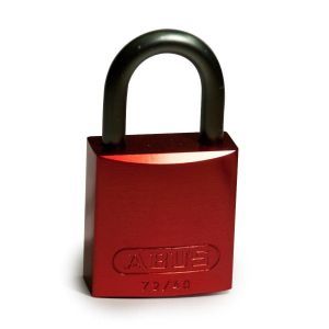 Full Alu Padlocks 25mm Sha KD Red/6 Schlösser aus Aluminium mit einem Bügel