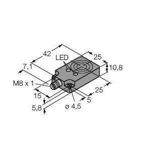 BI8U-Q10-AP6X2-V1131 Induktiver Sensor