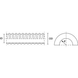 PSR32-PVC-GY (30) HelaGuard Kunststoffschlauch PSR32 PVC G