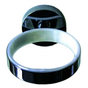 WHC Chrom-Ring Wandhalter Chrom-Ring für Hand-Haartrock