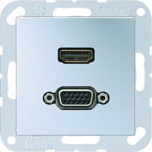 MA A 1173 AL Multimedia-Anschlusssystem HDMI / VGA, S