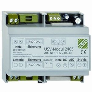 ELG740230 USV-Netzteil 24VDC ohne Batterie für DIN