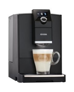 NICR 790, Espresso-/Kaffee-Vollautomat CafeRomatica, Matt schwarz / Chrom