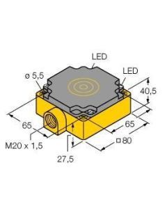 NI40-CP80-FZ3X2/S100 Induktiver Sensor, mit erweitertem Tempe