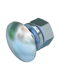 FRS 10x25 TPS F Flachrundschraube für TPS + Scheibe + Mu