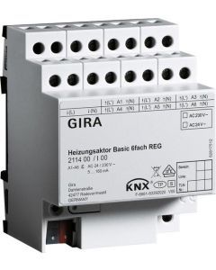 211400, Heizungsaktor Basic 6f KNX REG