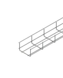 GR 60.100 E3, Gitterrinne, U-förmig, 60x100x3000 mm, Draht-Ø 3,5 mm, Edelstahl, Werkstoff-Nr.: 1.4301, 1.4303