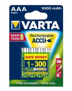 5703, Recharge Accu Power AAA, 4er Blist.*MARKENRECHTE beschränkt EMEA + RU*