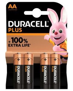 Plus-AA (MN1500) K4, Batterie 1,5V Mignon AA Plus Power 4er Blister Duracell