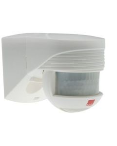 LC-Click-N 200 weiß, Bewegungsmelder mit 200° Erfassungsbereich und 180° Unterkriechschutz