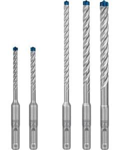 2608900197, EXPERT SDS plus-7X Hammerbohrer-Set, 5/6/6/8/10 mm, 5-tlg.. Für Bohrhämmer