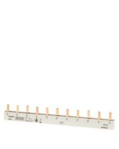 5ST3667, Stiftsammelschiene, 10mm2 Anschluss: 3-phasig/+ 8x Phase berührungssicher