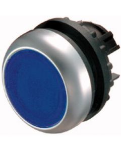 M22-DRL-B, Leuchtdrucktaste flach, blau, blanko, Zubehör für Meldegerät, M22-DRL-B