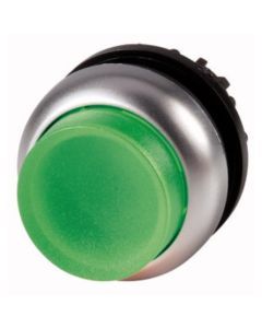 M22-DLH-G, Leuchtdrucktaste hoch, grün, blanko, Zubehör für Meldegerät, M22-DLH-G
