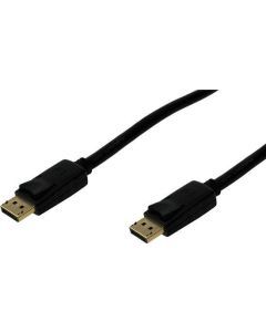 918.0951 Displayport Kabel schwarz mit 1,0m Kabel