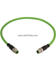 21349292477030 M12 Cable Assembly D-cod st/st m/m 3,0m