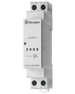 13.81.8.230.0000, Stromstoßschalter für Reiheneinbau, elektronisch, 1 Schließer 16 A, für 230 V AC