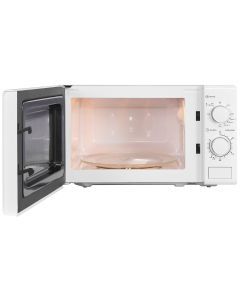 MW900-030G weiss, Mikrowelle 700 W, Standgerät, Grill: 1.000 W, Volumen Garraum: 20 l, Drehteller Ø: 255,0 mm, Garraum: Lackiert, Front: Weiß