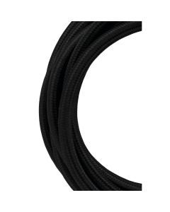 139690, Textilkabel 3C 3M Schwarz