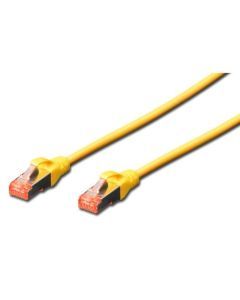 HDK-1644-050/Y, Cat6 Patchkabel, 5,0m, Farbe: gelb, S/FTP, AWG27