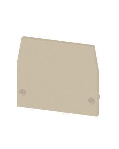 AP AKZ1.5, Abschlussplatte (Klemmen), 22.5 mm x 1.5 mm, beige