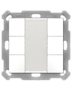 BE-TA5506.G2, KNX Taster 55 6-fach, Reinweiß glänzend