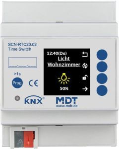 SCN-RTC20.02, Schaltuhr mit 20 Kanälen und aktivem Farbdisplay, 4TE, REG