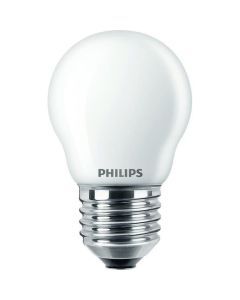 CorePro LEDLusterND4.3-40W E27 827P45FRG, CorePro GLASS LED Kerzen- und Tropfenformlampen - LED-lamp/Multi-LED - Energieeffizienzklasse: F - Ähnlichste Farbtemperatur (Nom): 2700 K