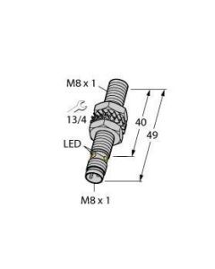 BI2U-EG08-AP6X-V1131, Induktiver Sensor, mit erhöhtem Schaltabstand