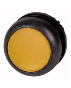 M22S-DL-Y, Leuchtdrucktaste flach, gelb, blanko, Zubehör für Meldegerät, M22S-DL-Y