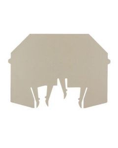 WTW EN, Trennwand (Klemmen), Zwischenplatte, 86 mm x 62 mm, dunkelbeige