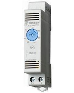 7T.81.0.000.2303, Thermostat für Schaltschrank, Reiheneinbaugerät 17,5 mm breit, 1 Schließer 10 A, einstellbar von 0 bis +60° C