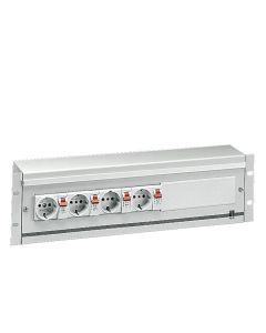 DK 7480.035, Energy-Box 482,6 mm(19 Zoll) RAL 7035 Leergehäuse, unbestückt