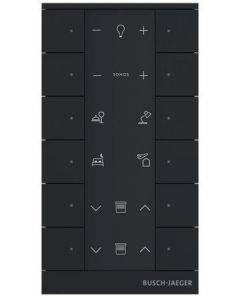SB-F-12.0.11-885, Busch-Tenton® 12f.Bedienelement,sw.matt