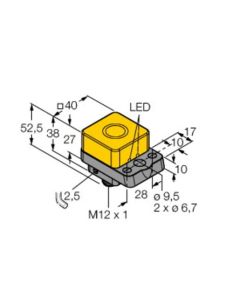 NI22U-Q40-AP6X2-H1141 Induktiver Sensor, für Teillagekontrolle