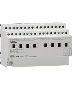 100600, Schaltaktor 8f 16 A Hand KNX REG