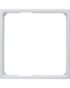 11099089, Adapterring für Zentralstück 50 x 50 mm polarweiß, glänz., S.1/B.3/B.7