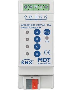 AKK-0416.03 Schaltaktor 4-fach, 2TE, REG, 16 A, 230