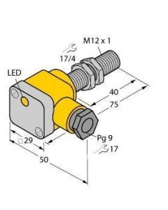 BI3U-EG12SK-AP6X, Induktiver Sensor