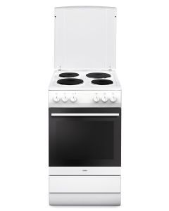 SHE 11511-1 W, Standherd Elektro, 50 cm, NewSeries 500 Top Design, Weiß, K3.1, Konventionell, Energieeffizienzklasse A