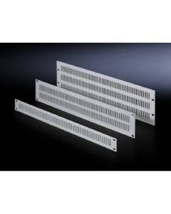 EL 2231.000, Belüftungsfrontplatten, aus Aluminium, Breite 482,6 mm (19), 1 HE, VPE = 3 Stück, Preis per VPE