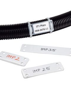 IMP2.5-PA66-WH (100), Kennzeichnungsschild IMP2,5 Weiß 100 ST ME