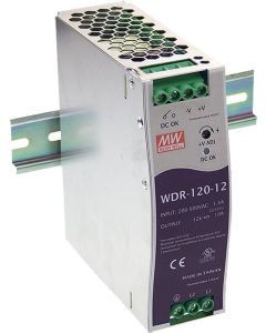 WDR-120-24, Ua: 24VDC 5A / 120Watt