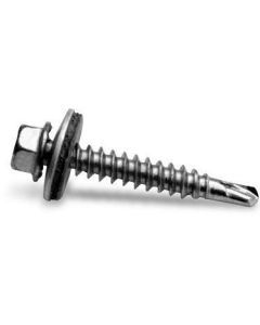 Self-tapping metal screw 6x35, Selbstbohrende Sechskantblechschraube mit Dichtscheibe 6x35