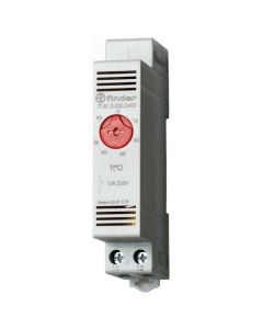 7T.81.0.000.2403, Thermostat für Schaltschrank, Reiheneinbaugerät 17,5 mm breit, 1 Öffner 10 A, einstellbar von 0 bis + 60° C
