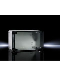 PK 9521.100, Polycarbonat-Gehäuse PK, transparenter Deckel, BHT 254x180x111mm
