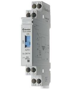 19.21.0.024.0000, Auto-Off-On-Relais, 1-stufig, 1 Wechsler 10 A, für 24 V AC/DC