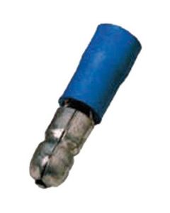 ICIQ2RST, Isolierter Rundstecker 1,5-2,5qmm Stecker 5mm blau