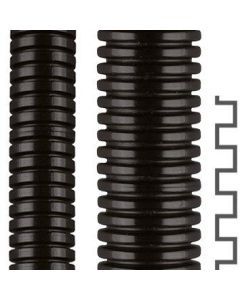 ROHRflex PA 12, AD34,5, Wellschlauch, PA 12, schwarz, für sehr flexible Anwendungen, AD 34,5, 29,0 x 34,5 mm